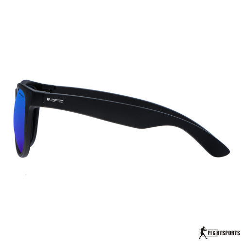 OPC OKULARY PRZECIWSŁONECZNE IBIZA MATT BLACK BLUE REVO