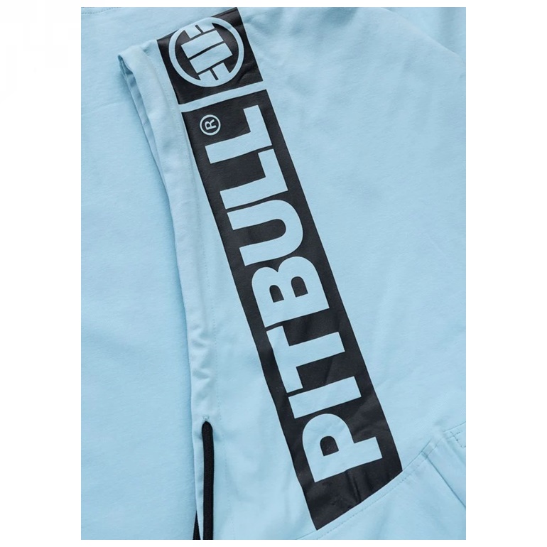 PIT BULL TANK TOP Z KAPTUREM MERCADO SPANDEX HILLTOP LIGHT BLUE