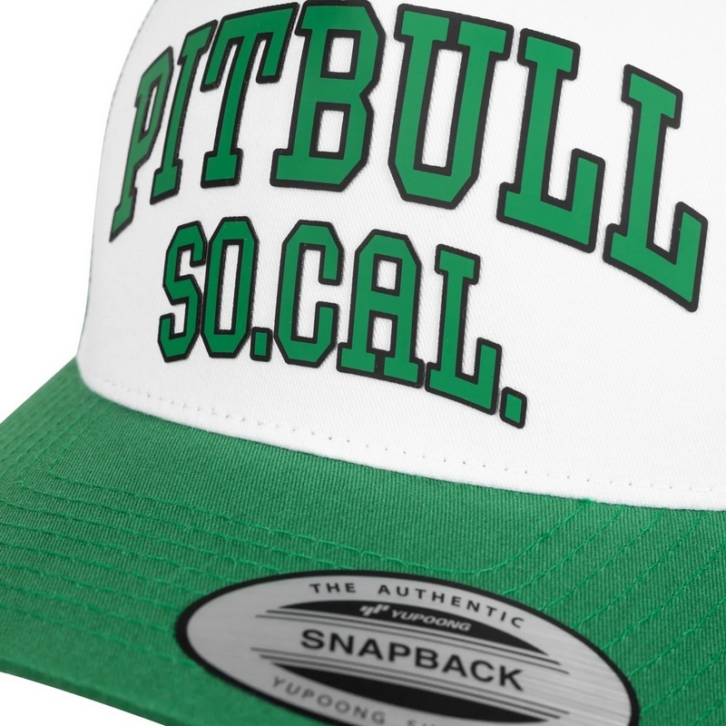 PIT BULL CZAPKA Z DASZKIEM SO CAL RETRO TRUCKER GREEN