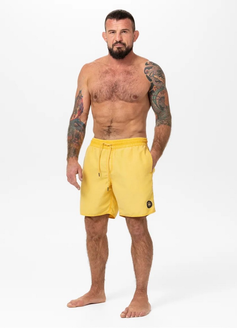 PIT BULL SZORTY KĄPIELOWE BALFOUR WASHED YELLOW