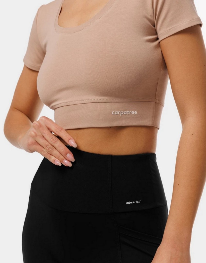 CARPATREE KOSZULKA CROP EVE BEIGE