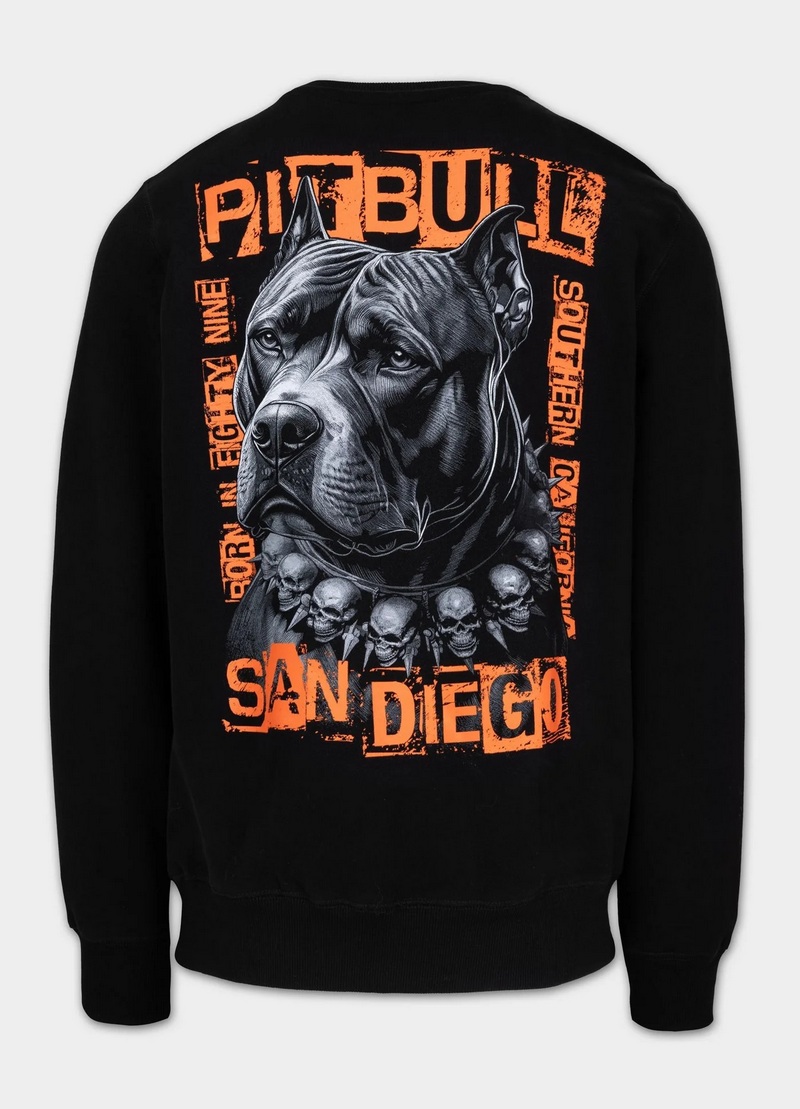 PIT BULL BLUZA CREWNECK BLACKY