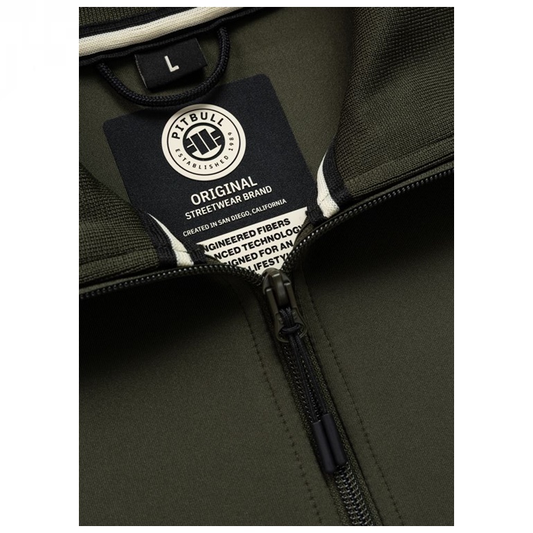 PIT BULL BLUZA ROZPINANA POWERS OLD GREEN