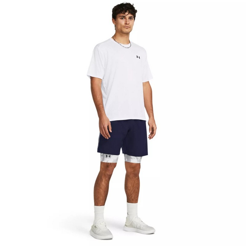 UNDER ARMOUR SZORTY WOVEN WORDMARK 410
