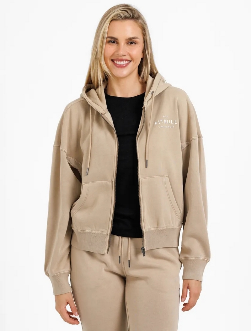 PIT BULL BLUZA MANZANITA ZIP SAND