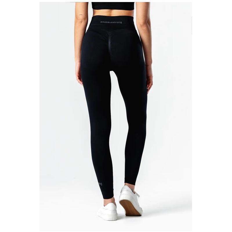MAKE US STRONG LEGGINSY GEORGIA PUSH UP PRO BLACK