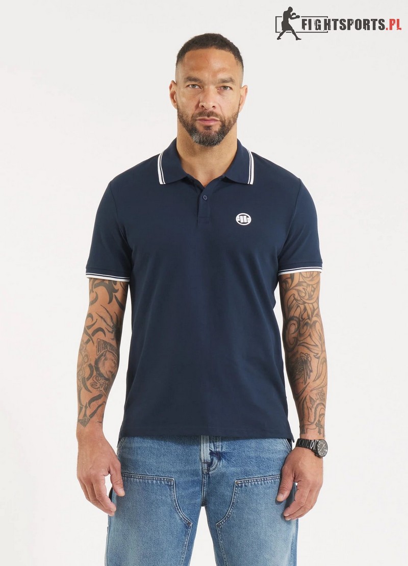 PIT BULL KOSZULKA POLO STRIPES DARK NAVY