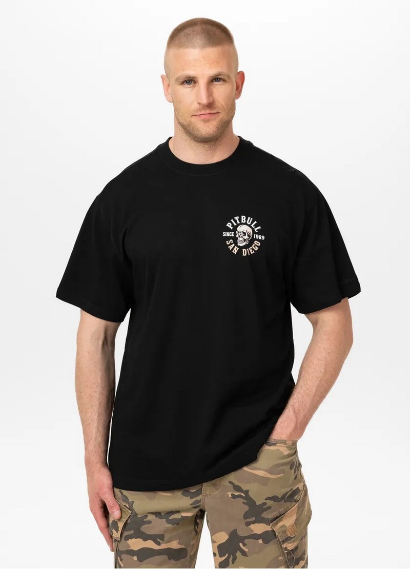PIT BULL KOSZULKA SKULL LOGO BLACK