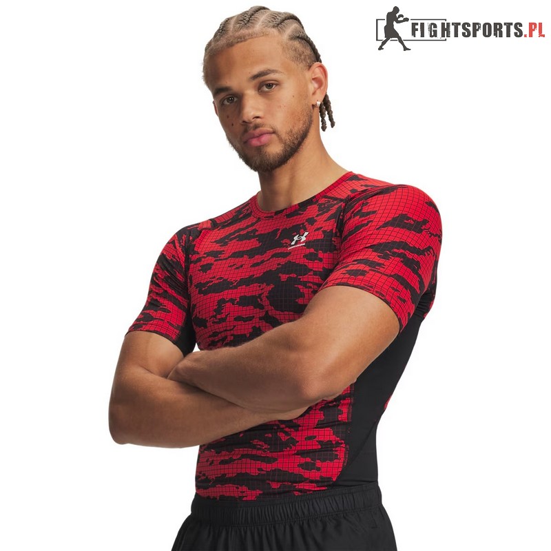 UNDER ARMOUR KOSZULKA HeatGear Compression Printed 002