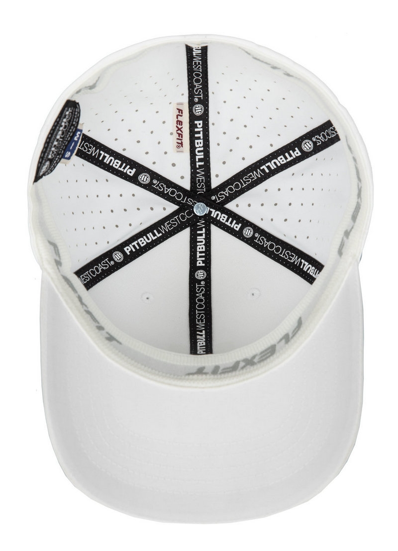 PIT BULL CZAPKA Z DASZKIEM FULL CAP PERFORATED LOGO WHITE