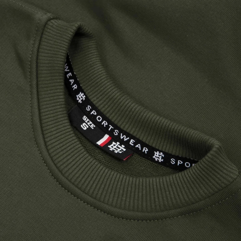EXTREME HOBBY BLUZA CREWNECK HASHTAG 23 KHAKI