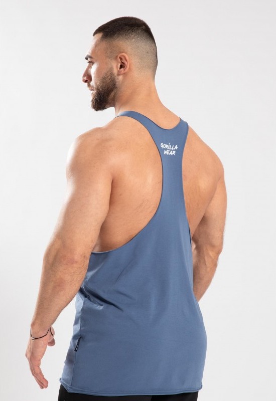GORILLA WEAR TANK TOP MELROSE STRINGER CORONET BLUE