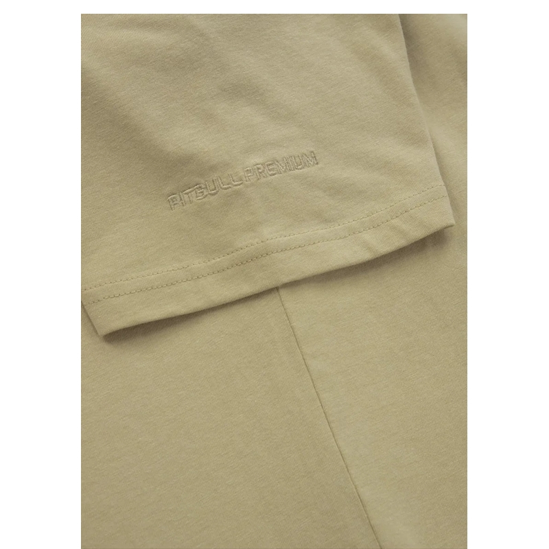 PIT BULL KOSZULKA NO LOGO SLIM FIT SAND