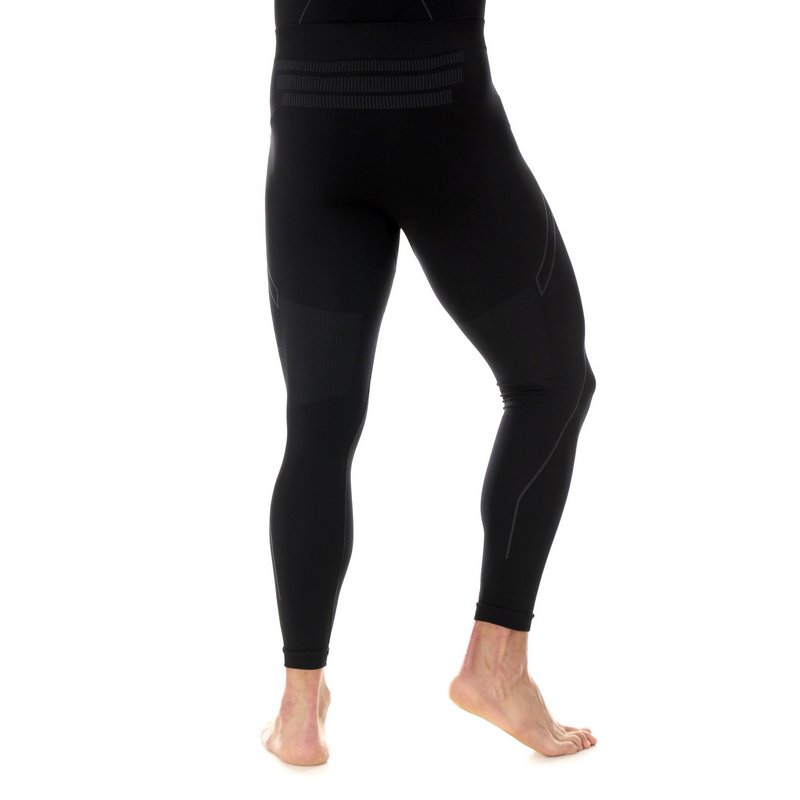 BRUBECK SPODNIE THERMO LE11840 BLACK/BLUE