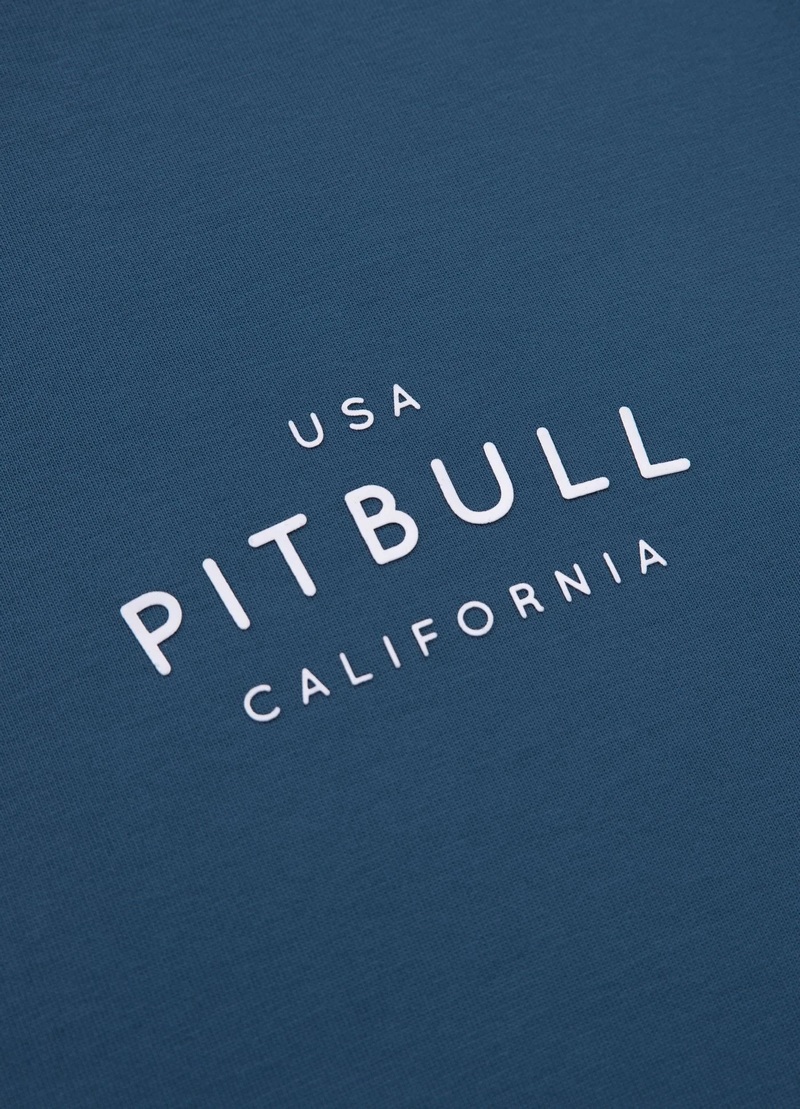 PIT BULL BLUZA Z KAPTUREM SAMPSON PETROL BLUE