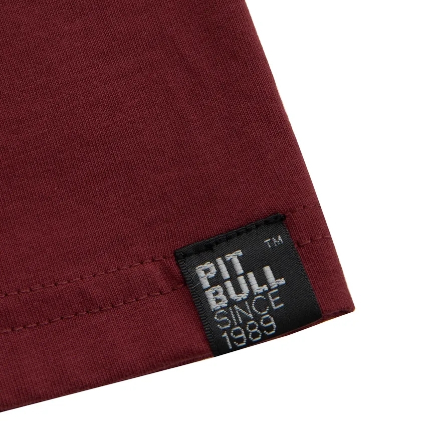 PIT BULL KOSZULKA HILLTOP BURGUNDY