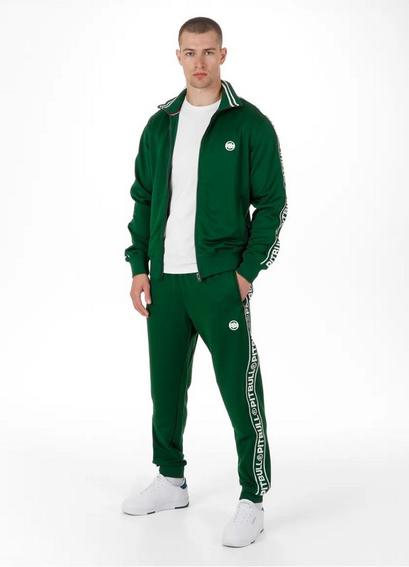 PIT BULL SPODNIE DRESOWE TAPE LOGO GREEN