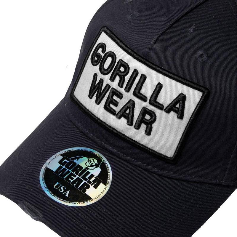 GORILLA WEAR CZAPKA Z DASZKIEM HARRISON BLACK/WHITE