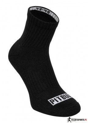 PIT BULL SKARPETKI HIGH ANKLE THICK BLACK