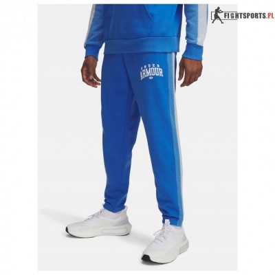  UNDER ARMOUR SPODNIE DRESOWE MĘSKIE RIVAL FLEECE COLORBLOCK 402