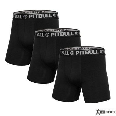 PIT BULL BOKSERKI 3 PACK CASUAL BLACK