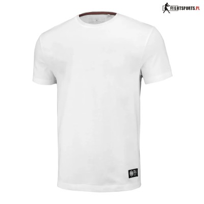 PIT BULL KOSZULKA NO LOGO SLIM FIT BIAŁA