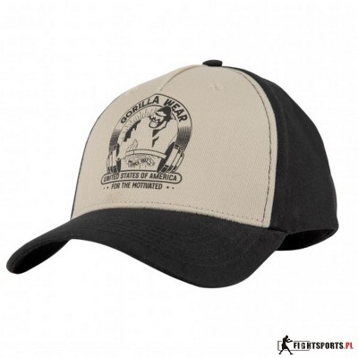 GORILLA WEAR CZAPKA Z DASZKIEM BUCKLEY BLACK/BEIGE