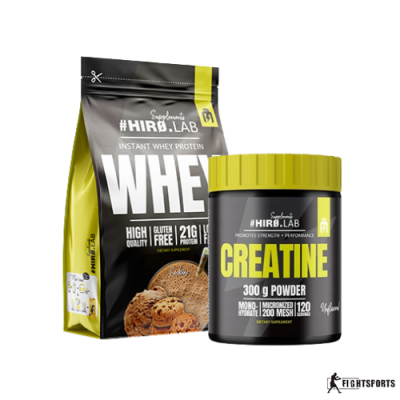 HIRO.LAB ZESTAW INSTANT WHEY PROTEIN 750G + CREATINE 300G