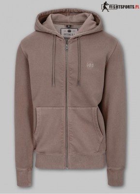 PIT BULL BLUZA ROZPINANA Z KAPTUREM LANCASTER WASHED BURGUNDY