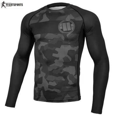 PIT BULL LONGSLEEVE RASHGUARD DILLARD BY CASINO CAMO GREY