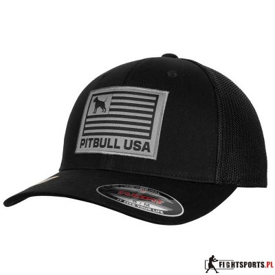PIT BULL CZAPKA Z DASZKIEM MESH FULL CAP PITBULL USA MULTICAP