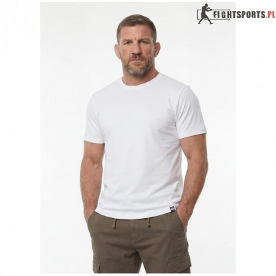 PIT BULL KSZULKA MĘSKA T-SHIRT MINIMAL WHITE