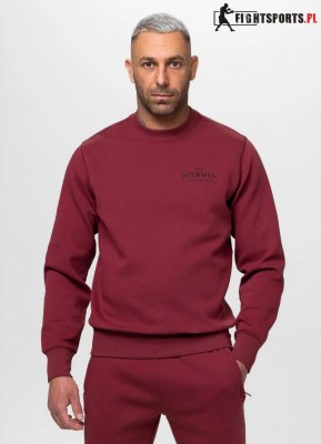PIT BULL BLUZA CREWNECK SAMPSON BURGUNDY