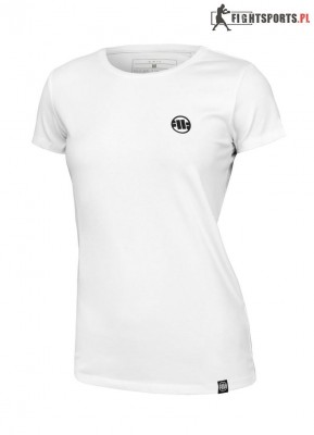 PIT BULL KOSZULKA DAMSKA SMALL LOGO WHITE