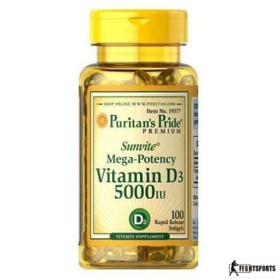 PURITAN'S PRIDE VITAMIN D3 5000 IU 100kaps