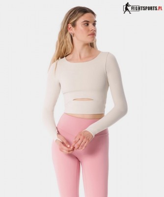 CARPATREE LONGSLEEVE BALLETCORE CUTOUT SWAN BEIGE