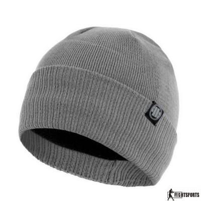 PIT BULL CZAPKA ZIMOWA BEANIE SMALL LOGO GREY
