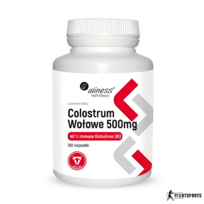 ALINESS COLOSTRUM WOŁOWE IG 40% 500mg 100kaps