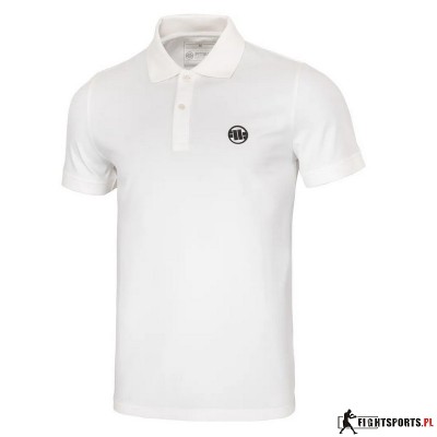 PIT BULL KOSZULKA POLO JERSEY SMAL LOGO OFF WHITE