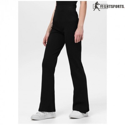 PIT BULL SPODNIE FLARE DZWONY RIB LAYLA BLACK