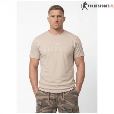 PIT BULL KOSZULKA SLIM FIT USA CAL SAND