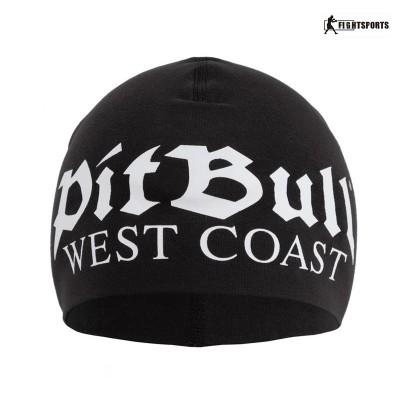 PIT BULL CZAPKA CIENKA OLD LOGO BLACK/WHITE