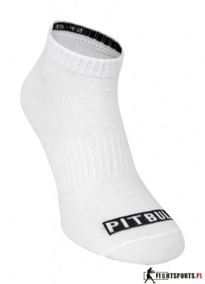 PIT BULL SKARPETKI PAD THIN WHITE