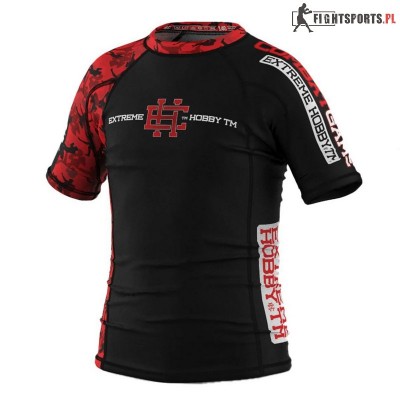 EXTREME HOBBY RASHGUARD KOSZULKA KIDS RED WARRIOR