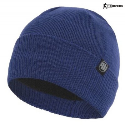 PIT BULL CZAPKA ZIMOWA BEANIE SMALL LOGO BLUE