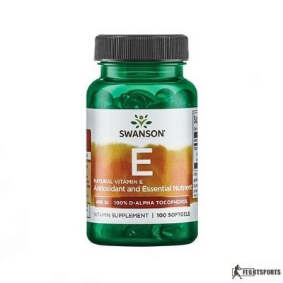 SWANSON Natural Vitamin E 400IU 100kaps.