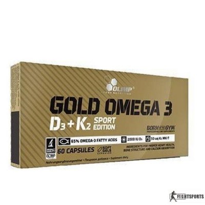 Olimp GOLD OMEGA 3 D3 + K2 60 kaps
