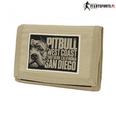 PIT BULL PORTFEL CANVAS BLOOD DOG PIASKOWY