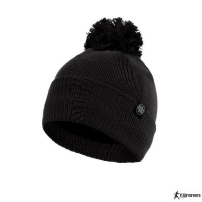 PIT BULL CZAPKA ZIMOWA BEANIE BUBBLE SMALL LOGO BLACK