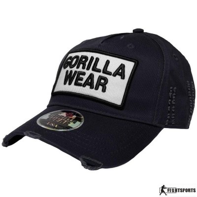 GORILLA WEAR CZAPKA Z DASZKIEM HARRISON BLACK/WHITE